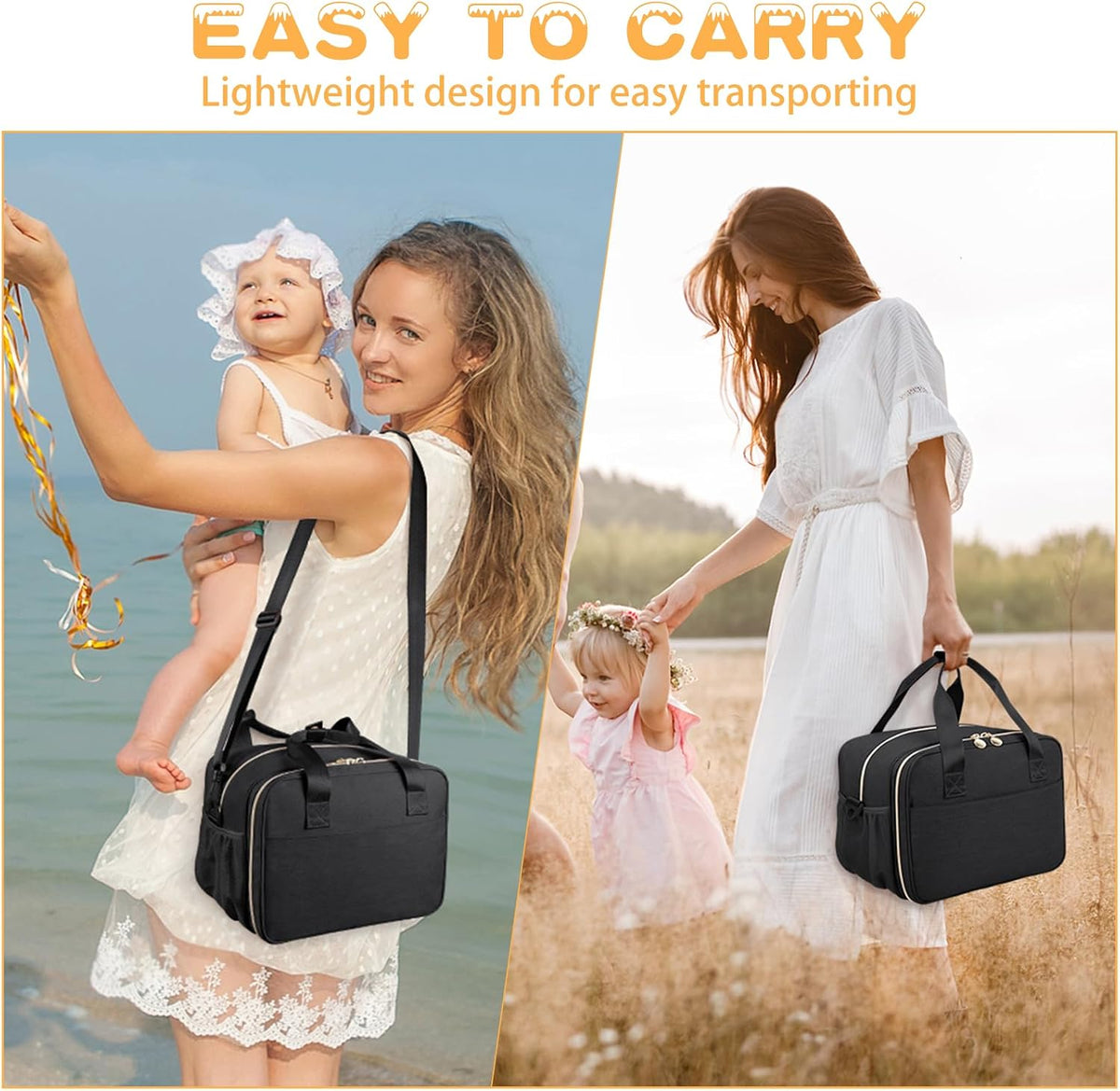 Breast Pump Bag for Work, Waterproof Parts Bag for Refrigerator Use