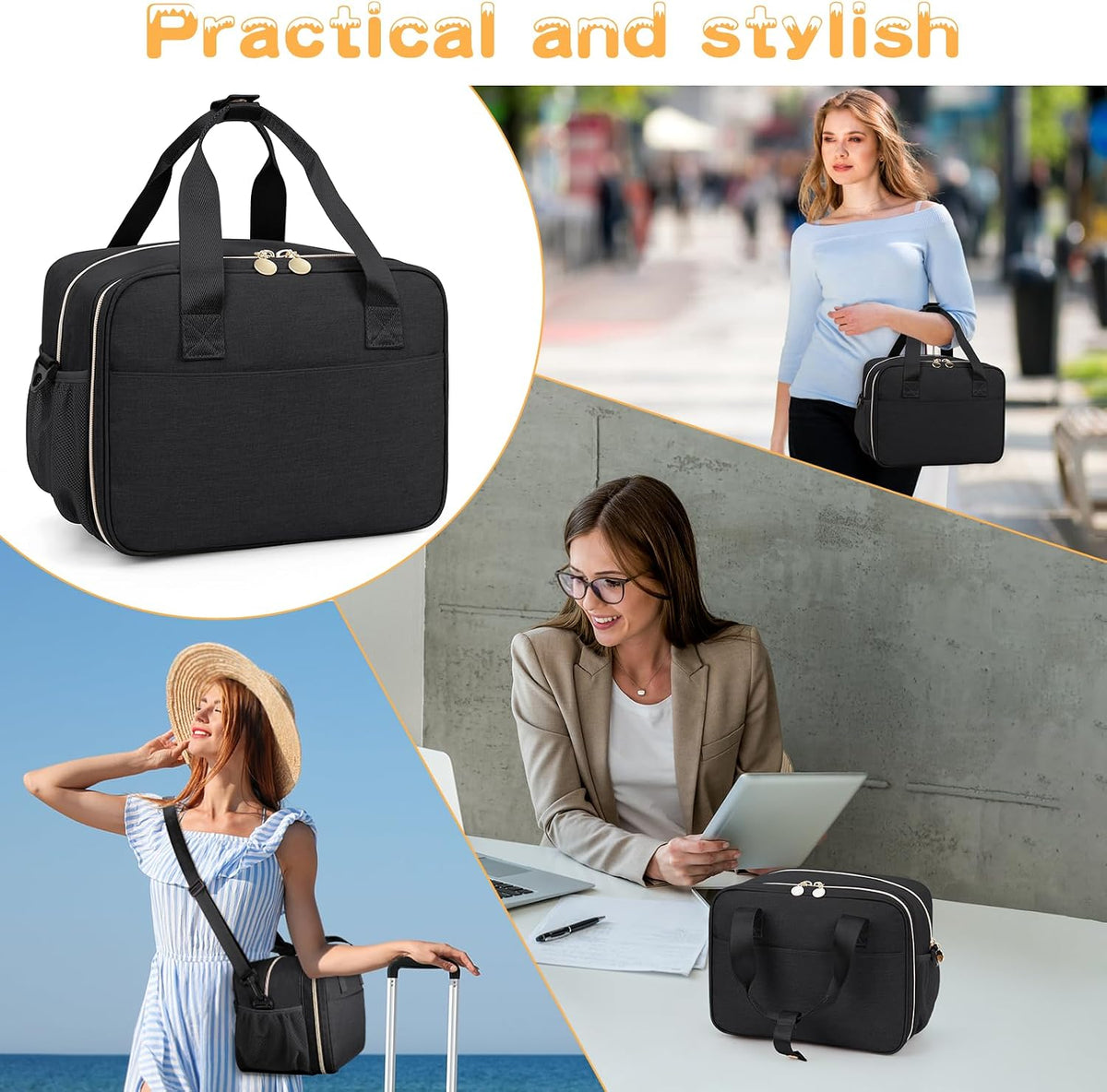 Breast Pump Bag for Work, Waterproof Parts Bag for Refrigerator Use