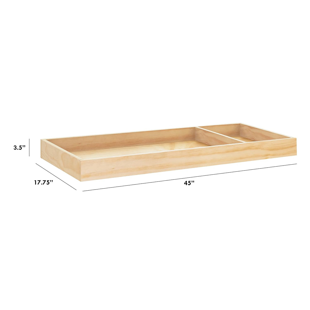 Universal Wide Removable Changing Tray (M0619) in Natural