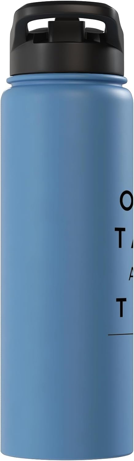 One Task At A Time Minimal Focus Productivity Shirt Stainless Steel Insulated Water Bottle
