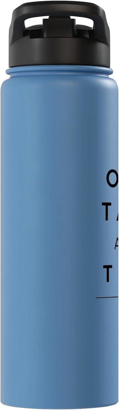 One Task At A Time Minimal Focus Productivity Shirt Stainless Steel Insulated Water Bottle