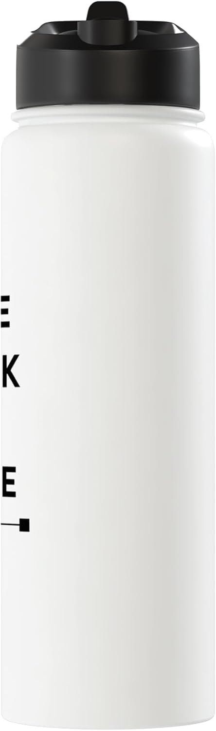 One Task At A Time Minimal Focus Productivity Shirt Stainless Steel Insulated Water Bottle