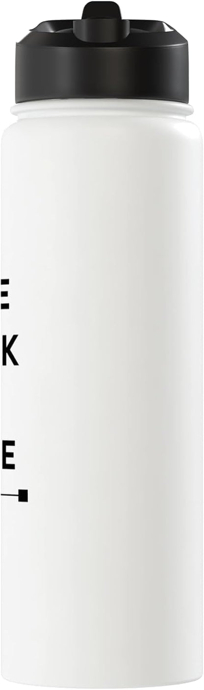 One Task At A Time Minimal Focus Productivity Shirt Stainless Steel Insulated Water Bottle