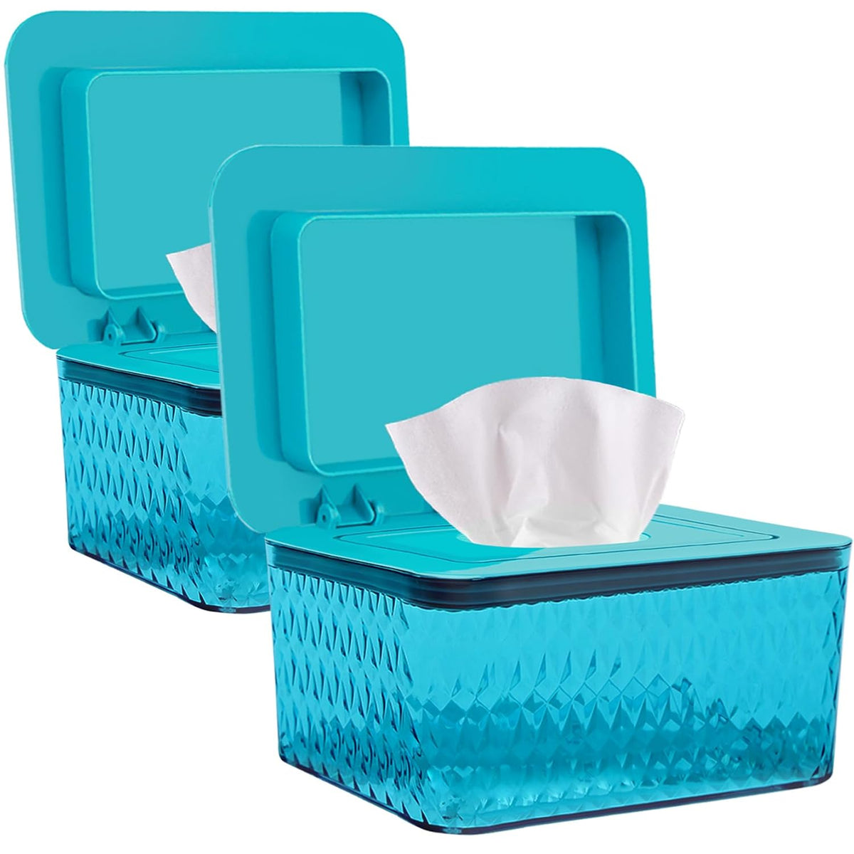 Wet Baby Wipes Dispenser - Large Capacity Wipe Holder Seal-Designed Dust-Proof Wet Wipes Container Keep Diaper Wipes Fresh