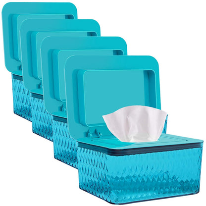 Wet Baby Wipes Dispenser - Large Capacity Wipe Holder Seal-Designed Dust-Proof Wet Wipes Container Keep Diaper Wipes Fresh