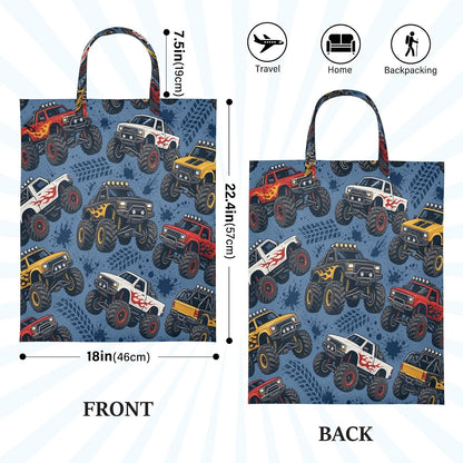 Monster Truck Waterproof Travel Laundry Bag Washable 2pk