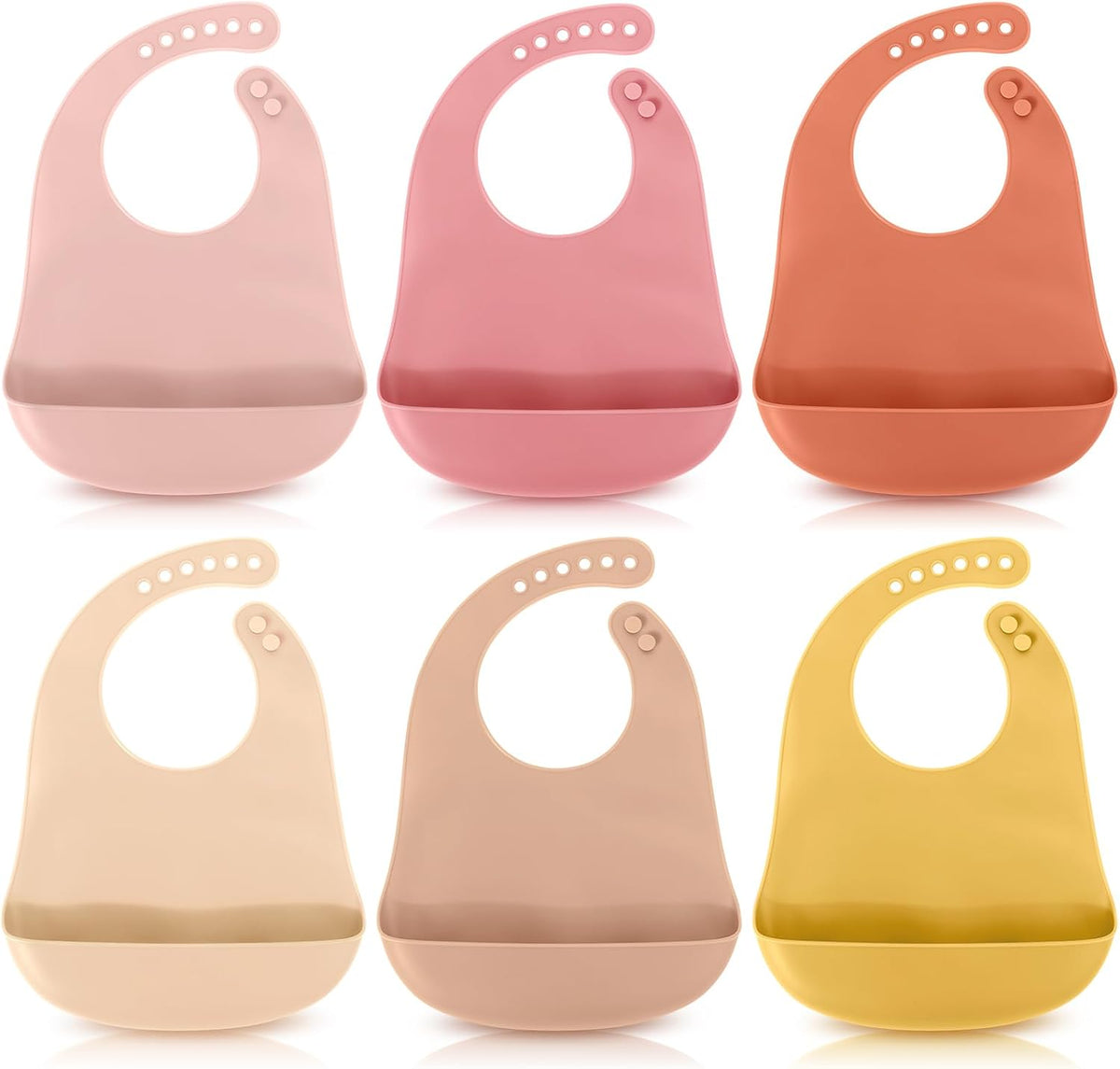 Silicone Bibs for Baby Waterproof Silicone Bib