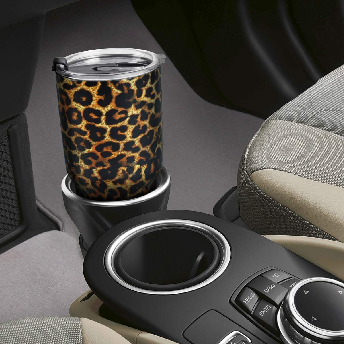 30oz Tumbler Double Wall Stainless Steel Vacuum Insulated Travel Mug with Splash-Proof Lid Metal Straw and Brush