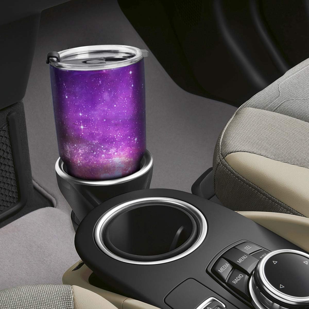30oz Tumbler Double Wall Stainless Steel Vacuum Insulated Travel Mug with Splash-Proof Lid Metal Straw and Brush