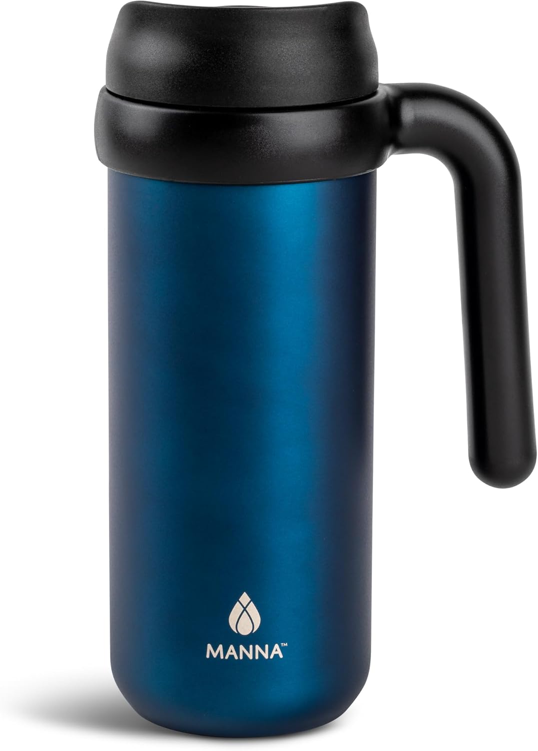 Mocha Double-wall Vacuum Insulated Travel Mug with Leak-proof Easy-Align Lid - 16 Oz - Stainless Steel