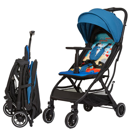 Superb Lightweight Travel Stroller, Compact One-Hand Fold Buggy