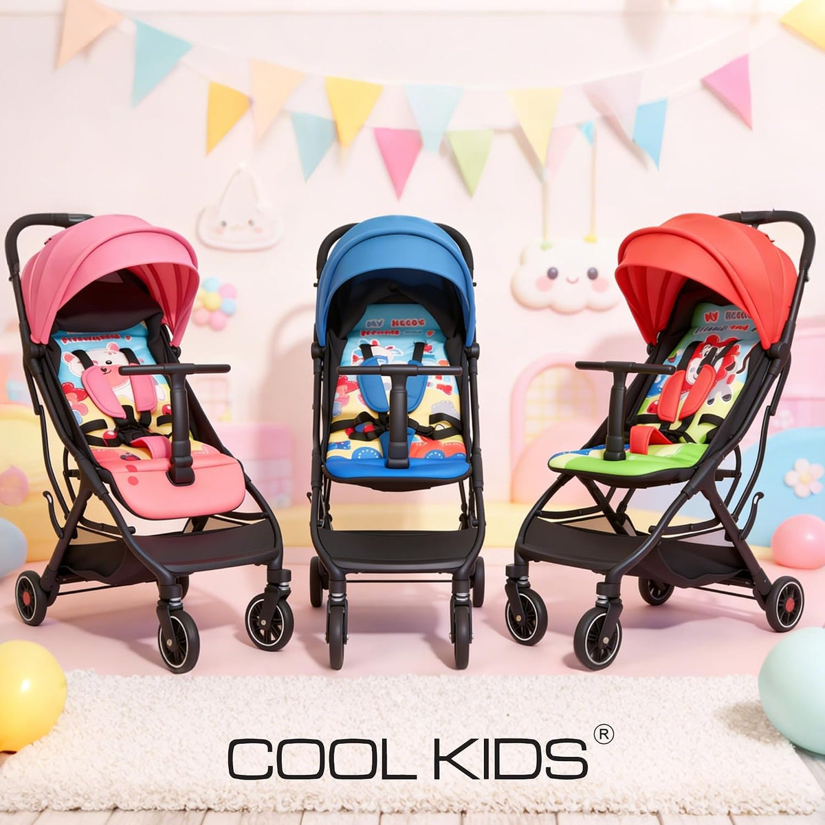 Superb Lightweight Travel Stroller, Compact One-Hand Fold Buggy