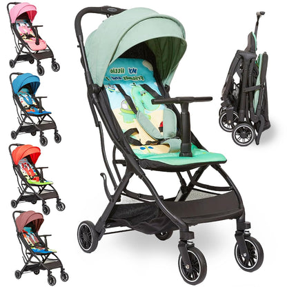 Superb Lightweight Travel Stroller, Compact One-Hand Fold Buggy