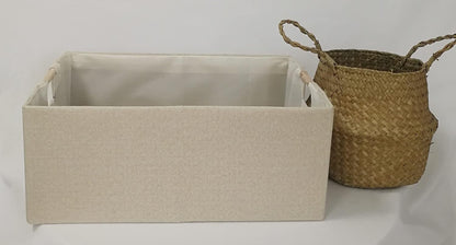 Storage Bin for Shelves Rectangle Closet Baskets Foldable Box with Handles Black Storage Boxes for Home Office Car Dormroom