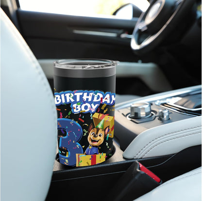 Official Chase Birthday Boy Age 3 Stainless Steel Insulated Tumbler