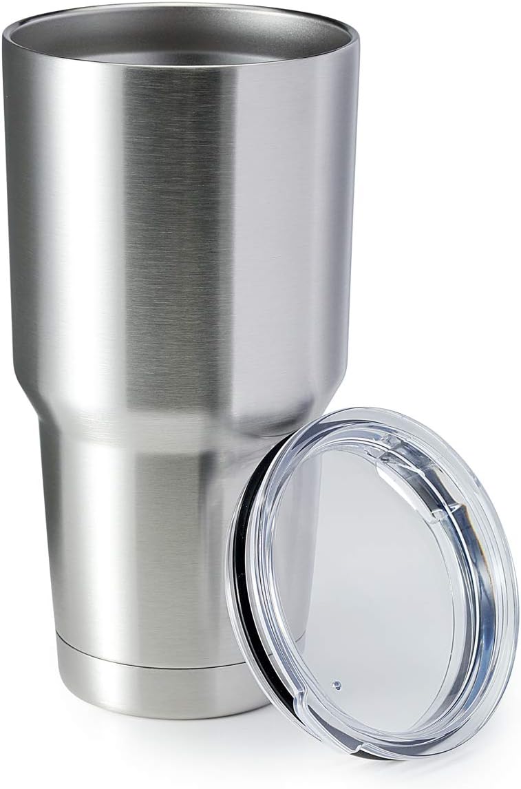 30oz Stainless Steel Tumbler, Double Wall Vacuum Insulated Travel Mug Tumbler, Durable Insulated Coffee Mug, Gift Box Set (Black, 4)
