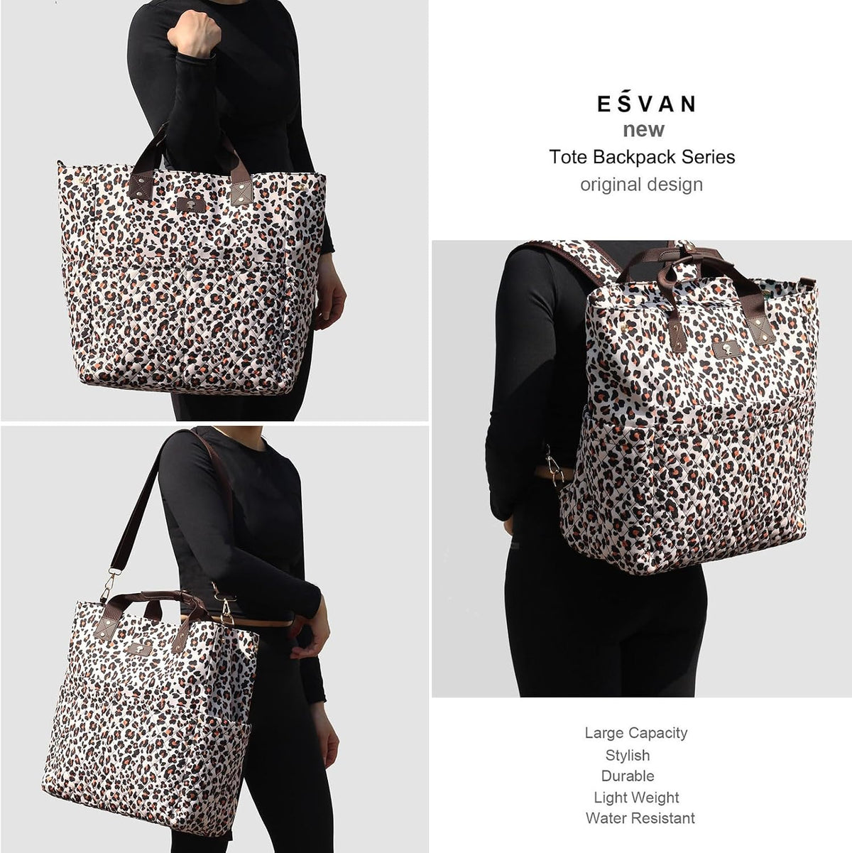 Diaper Tote Bag Totepack Backpack Crossbody Bag 3 in 1 for Women Laptop Backpack Multifunctional with Insulated Pockets