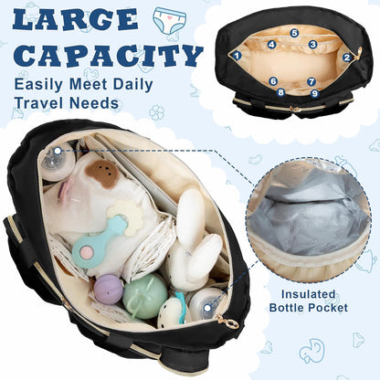 Diaper Bag Tote, Large Travel Hospital Bag for Labor Delivery