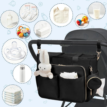 Diaper Bag Tote, Large Travel Hospital Bag for Labor Delivery