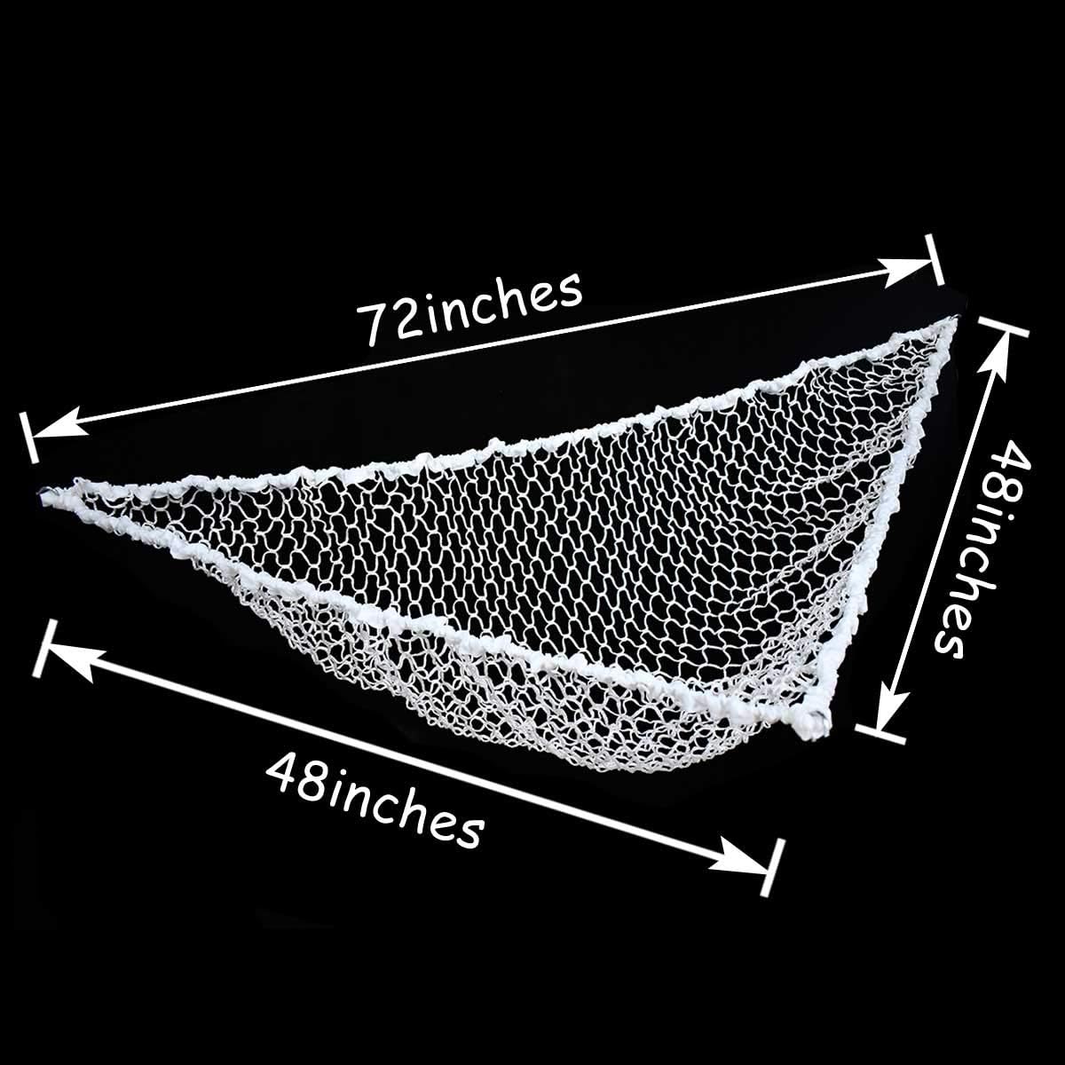 Hammock Mesh Toy Net Stuffed Animal Hammock Mesh Toys Net for Kids Jumbo Large Storage Mesh Net for Pet Corner Animal Hammock Stuffed Animals Wall Hanging Organizer Christmas Gift (White)