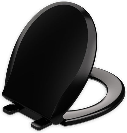 Toilet Seat with Toddler Seat, Potty Training Toilet Seat Round 2 in 1 Soft Close Quiet No Slapping, Magnetic Absorption, Easy to Install and Clean,White