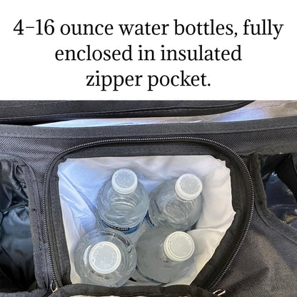 Split (bar in middle of handlebar) Double Stroller Organizer for Bob Duallie and Baby Jogger City Mini GT