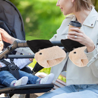 Stroller Gloves Universal Weatherproof Winter Mittens for Parents