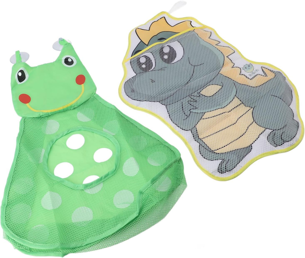 Bath Toy MESH Bag Storage Organizer Durable NET for Kids Bathroom Bedroom CAR Dinosaur Frog