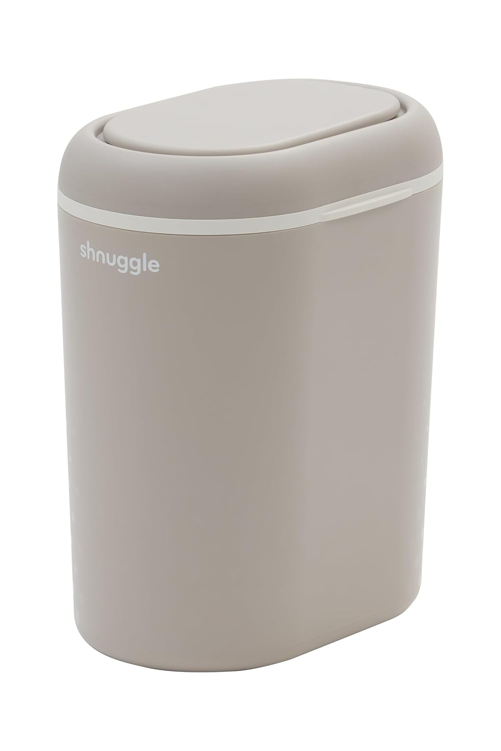 Eco-Touch Baby Nappy Diaper Bin - Odor Lock Airlock, No Costly Refills, 10L Capacity, Recyclable, Use Any Bag - Taupe Nursery Diaper Pail