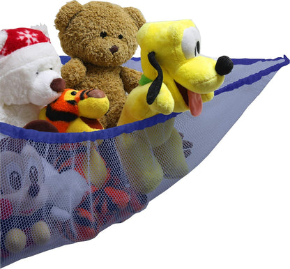 2 Pack Stuffed Animal Toy Hammock Net, White