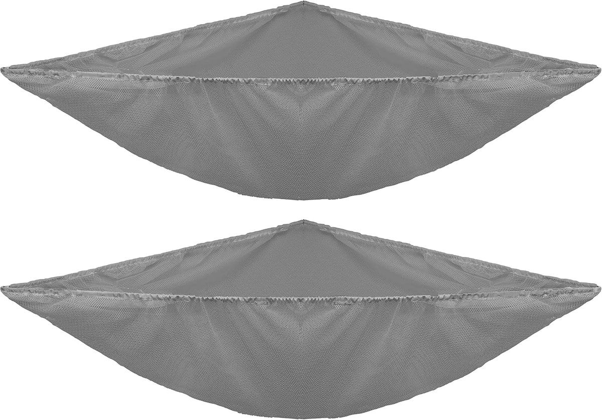 2 Pack Stuffed Animal Toy Hammock Net, White