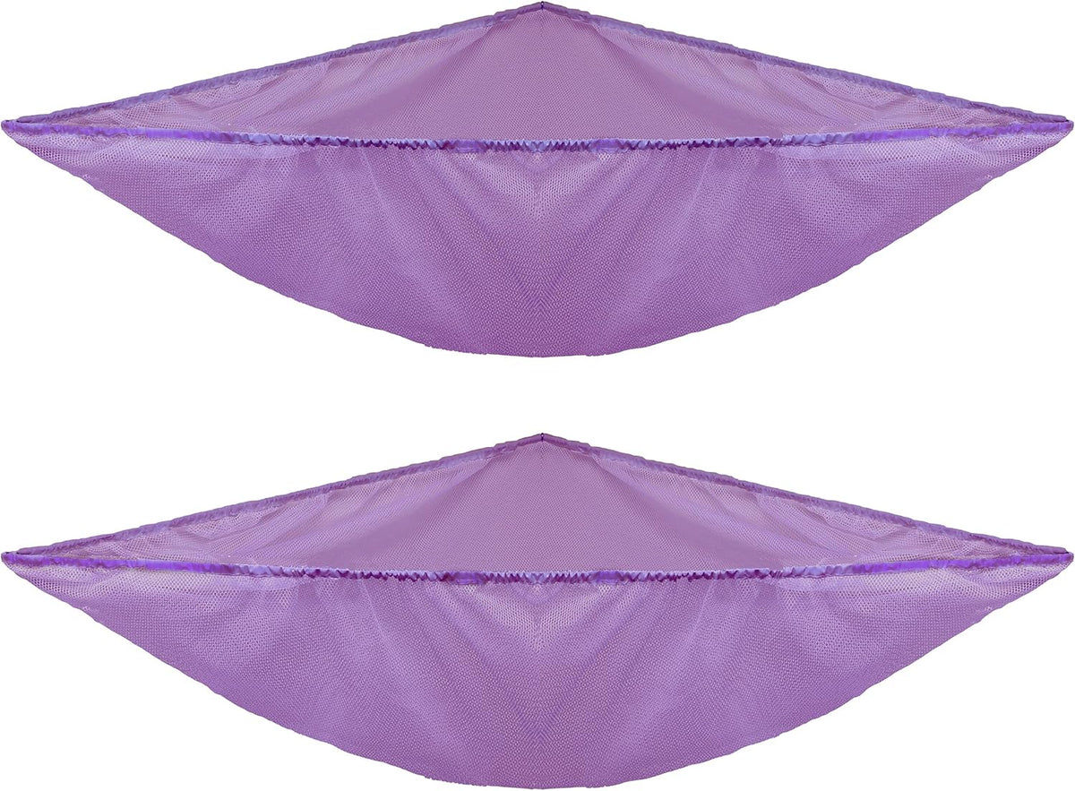 2 Pack Stuffed Animal Toy Hammock Net, White