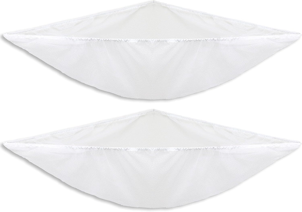 2 Pack Stuffed Animal Toy Hammock Net, White