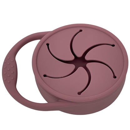 Snack Attack Snack Cup | Collapsible Silicone Snack Container | Toddler and Baby (Stormy)
