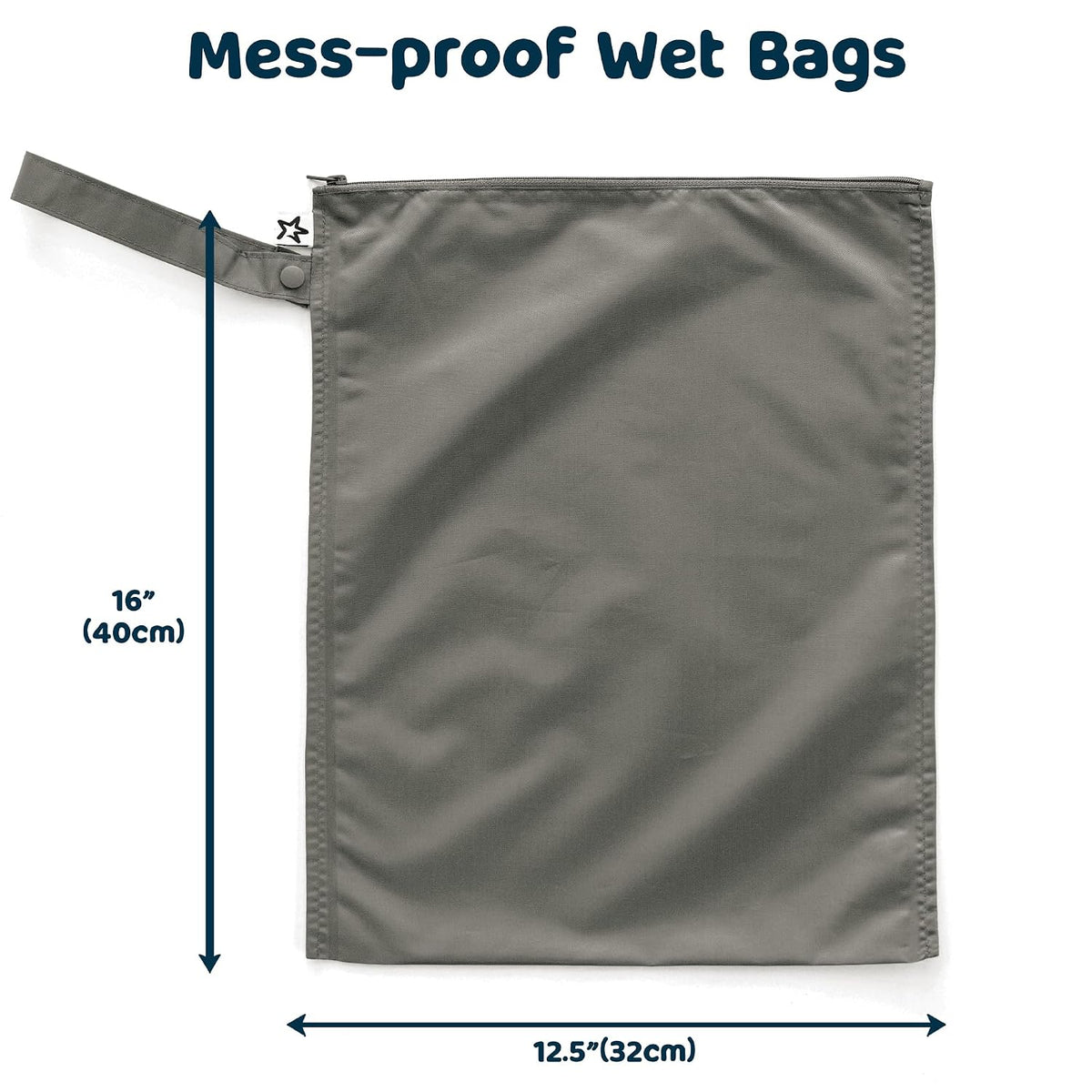 Mess Proof Wet Bags | Reusable Waterproof Wet Bags for Swimsuits | Baby Clothes | Travel & Diaper Bag (Pink, Brown Checkers) - Colors A