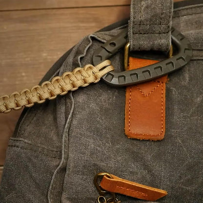 Tactical Gear Carabiner Keychain Clip Plastic D-Rings Large Key Chain Heavy Duty Snap Hook for Backpack, Belt, Keyrings, Bags, Bottle, Tent, Camping
