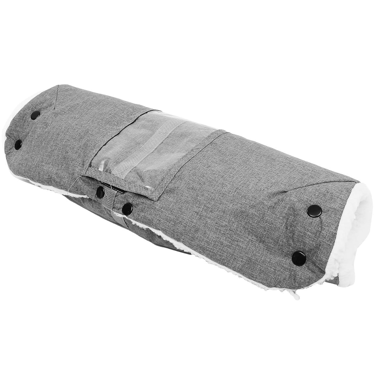 Windproof Stroller Hand Muff for Cold Weather, Detachable Cotton Hand Muff with Easy Attachment and Removal, Classic Color Design for Men and Women