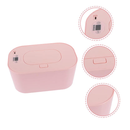 USB Wipe Warmer Portable Baby Wipe Heater with Temperature Display Wet Tissue Heating Box for Home Outdoor Diaper Changing 40-60 C Constant Heat 7.87 X 4.72 X 3.74 in