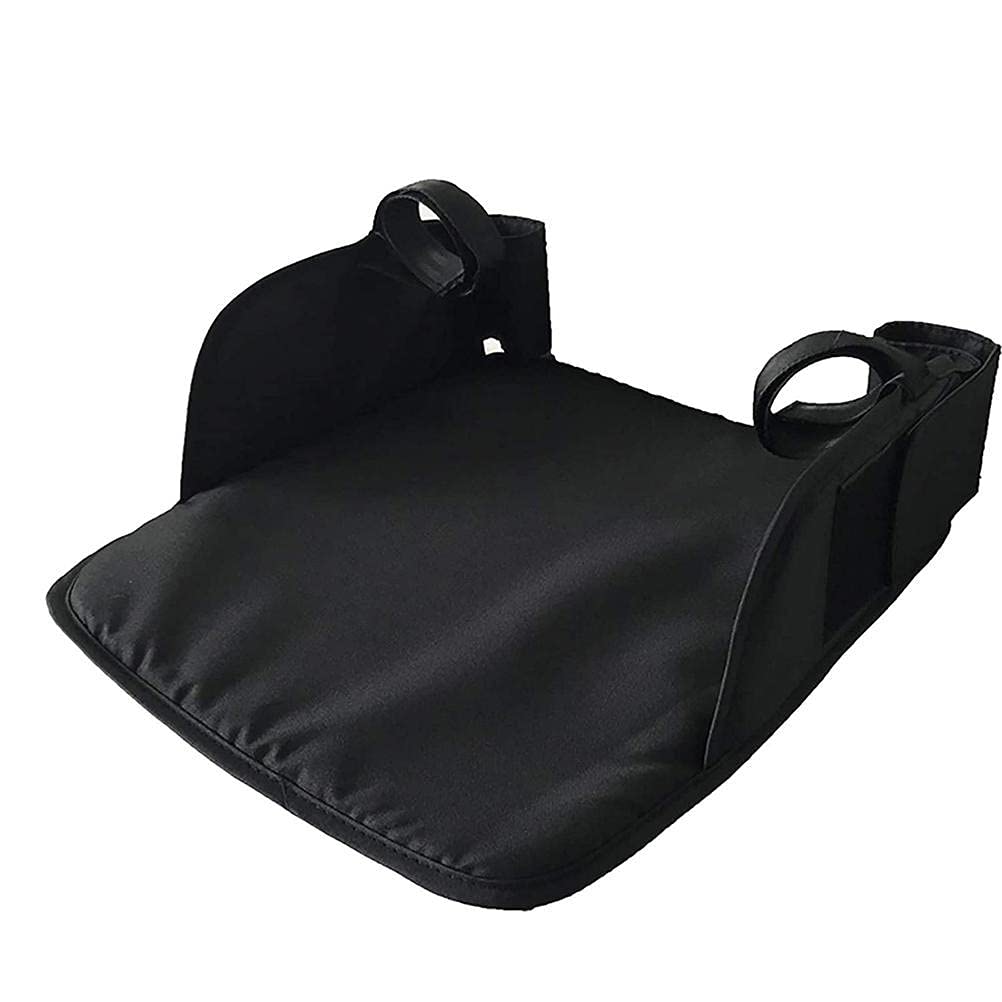 Universal Stroller Footrest Extension, Extended Seat Baby Stroller Footrest, Adjustable Leg Rest Extension Foot Rest Detachable Mat Footmuff Cover, 13.78x11.81 Inch (Black)