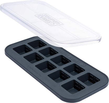2 Tbsp Silicone Freezer Molds with Lids, Blueberry