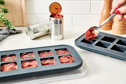 2 Tbsp Silicone Freezer Molds with Lids, Blueberry
