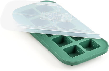 2 Tbsp Silicone Freezer Molds with Lids, Blueberry