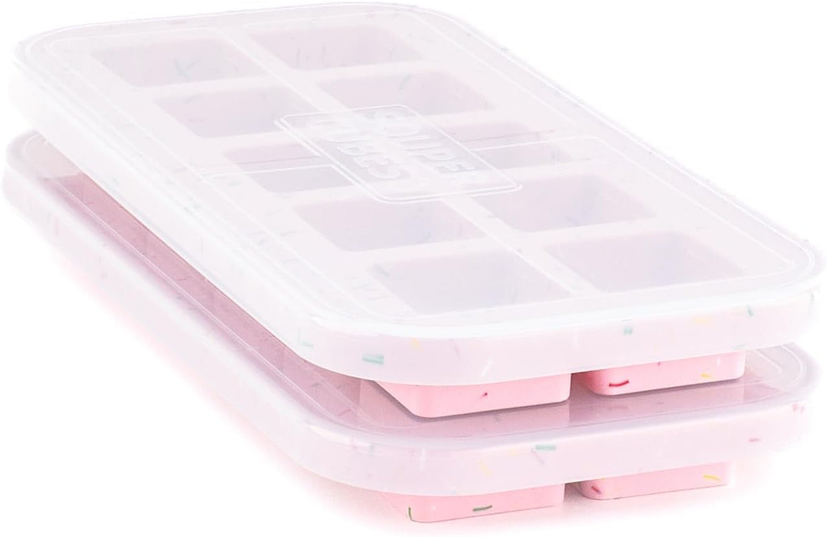 2 Tbsp Silicone Freezer Molds with Lids, Blueberry