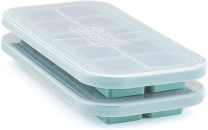 2 Tbsp Silicone Freezer Molds with Lids, Blueberry