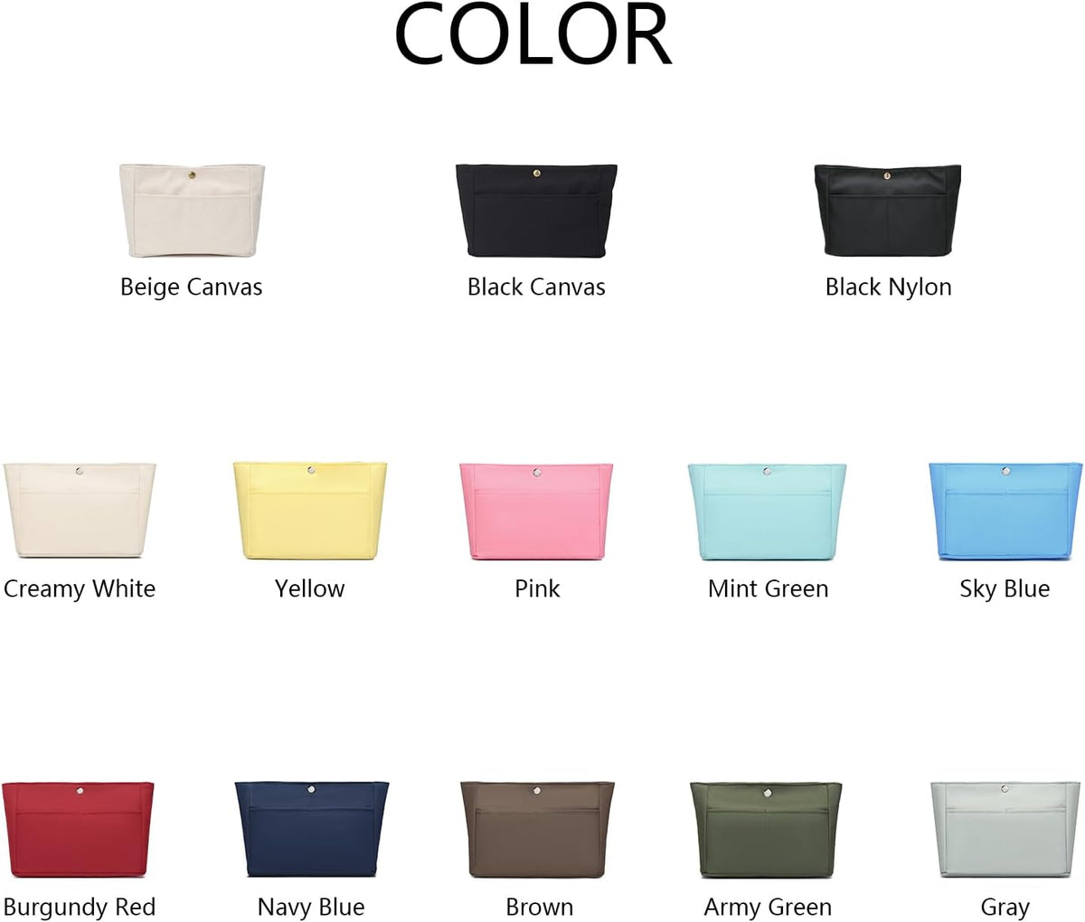Small Purse Organizer Insert Handbag Bag