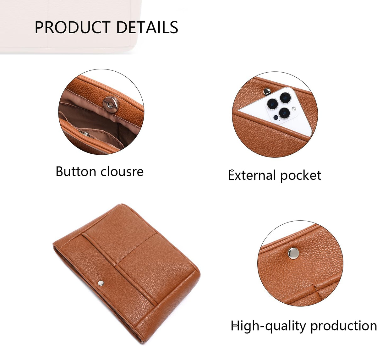 Small Purse Organizer Insert Handbag Bag