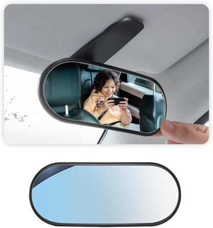HD Car Mirror for Baby,360° Adjustable Rear View Mirrors Provides a Wide Field of Vision & Observation of the Rear Seat,Clip-on/Stick-on Convex Mirrors Baby Mirror for Car