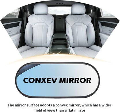 HD Car Mirror for Baby,360° Adjustable Rear View Mirrors Provides a Wide Field of Vision & Observation of the Rear Seat,Clip-on/Stick-on Convex Mirrors Baby Mirror for Car