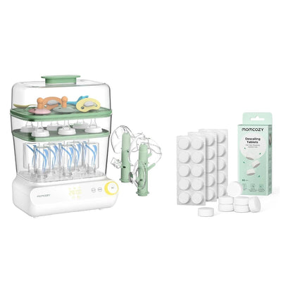 3 Layers Bottle Sterilizer and Dryer & Descaling Tablets
