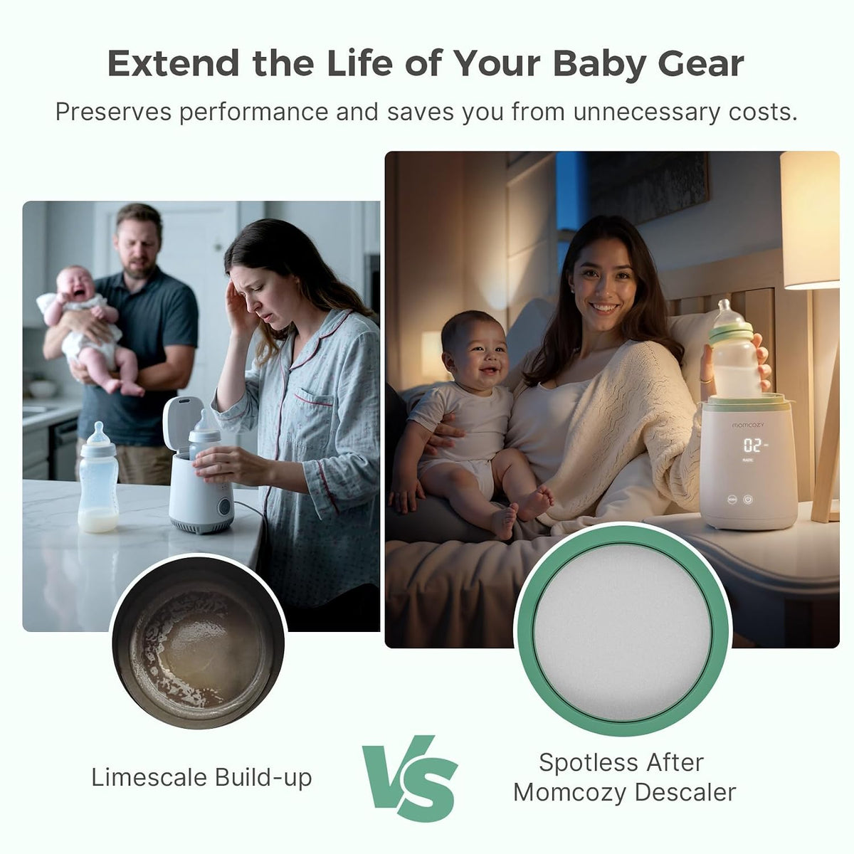 3 Layers Bottle Sterilizer and Dryer & Descaling Tablets